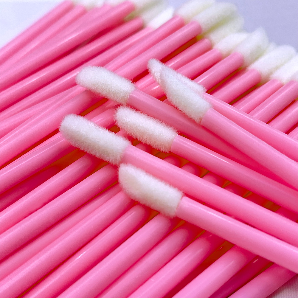 Eyelash Extension Eyeliner - 50/500PCS Einweg Lippen Pinsel Wimpern Verlängerung
