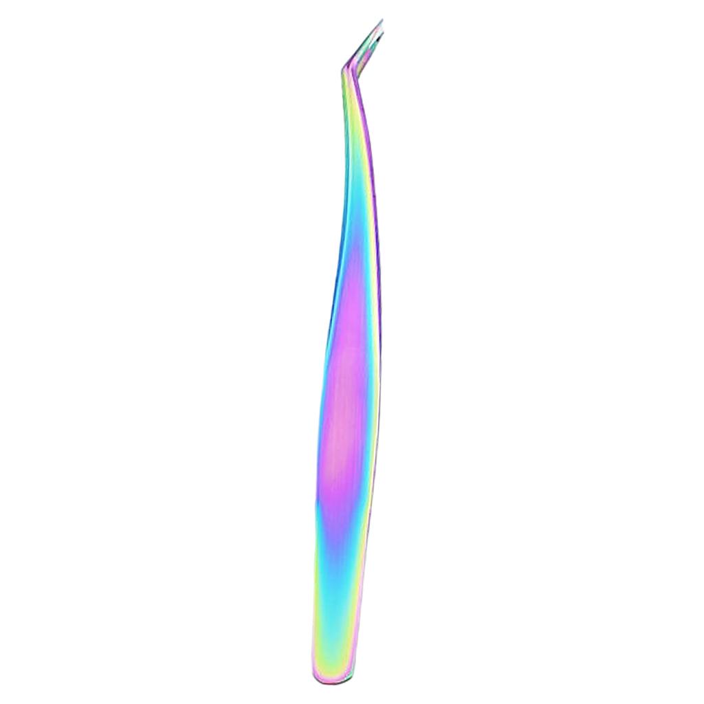 Isolation Tweezer Curved - Edelstahl Professionelle Pinzetten mit Gerader und