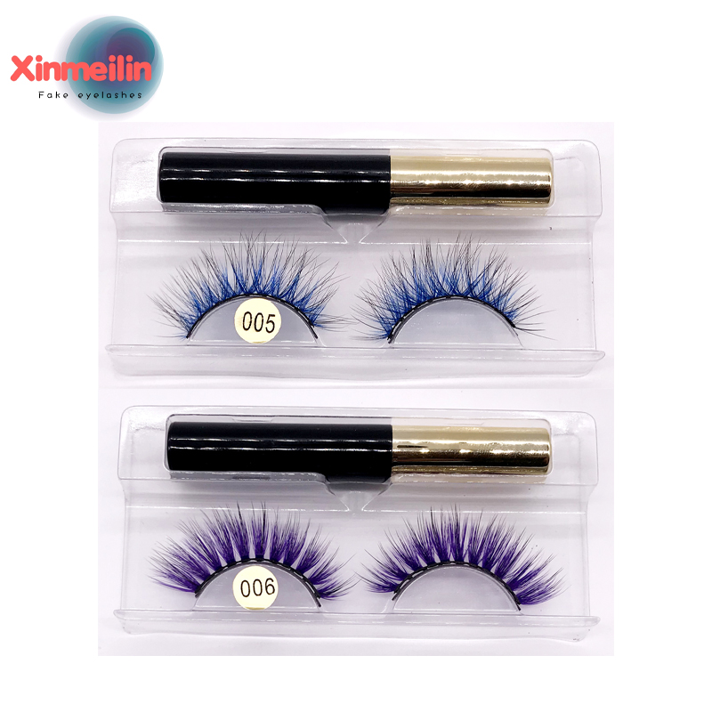 Eyelash Extension Eyeliner - 3D Farbigen Magnetischen Wimpern Set Wasserdicht