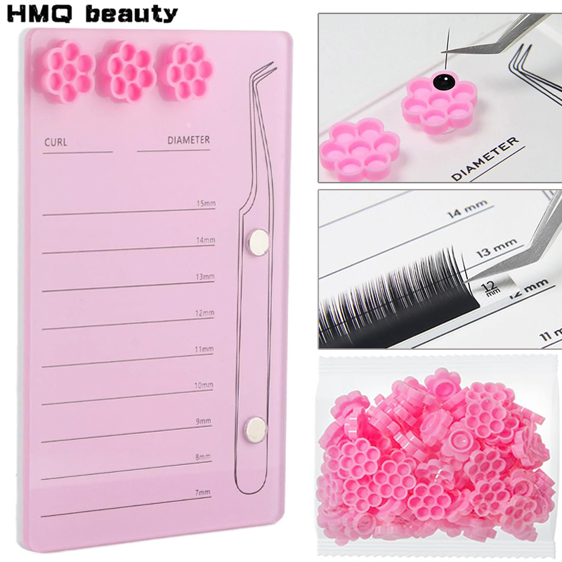 Eyelash Extension Menu - Acryl Wimpern Halter Magnetische Saug Skala