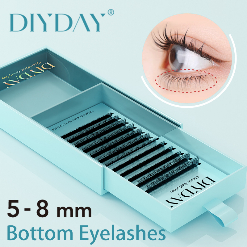 Eyelash Extensions Classic - DIYDAY Untere Wimpernverlängerung B/C 5 mm