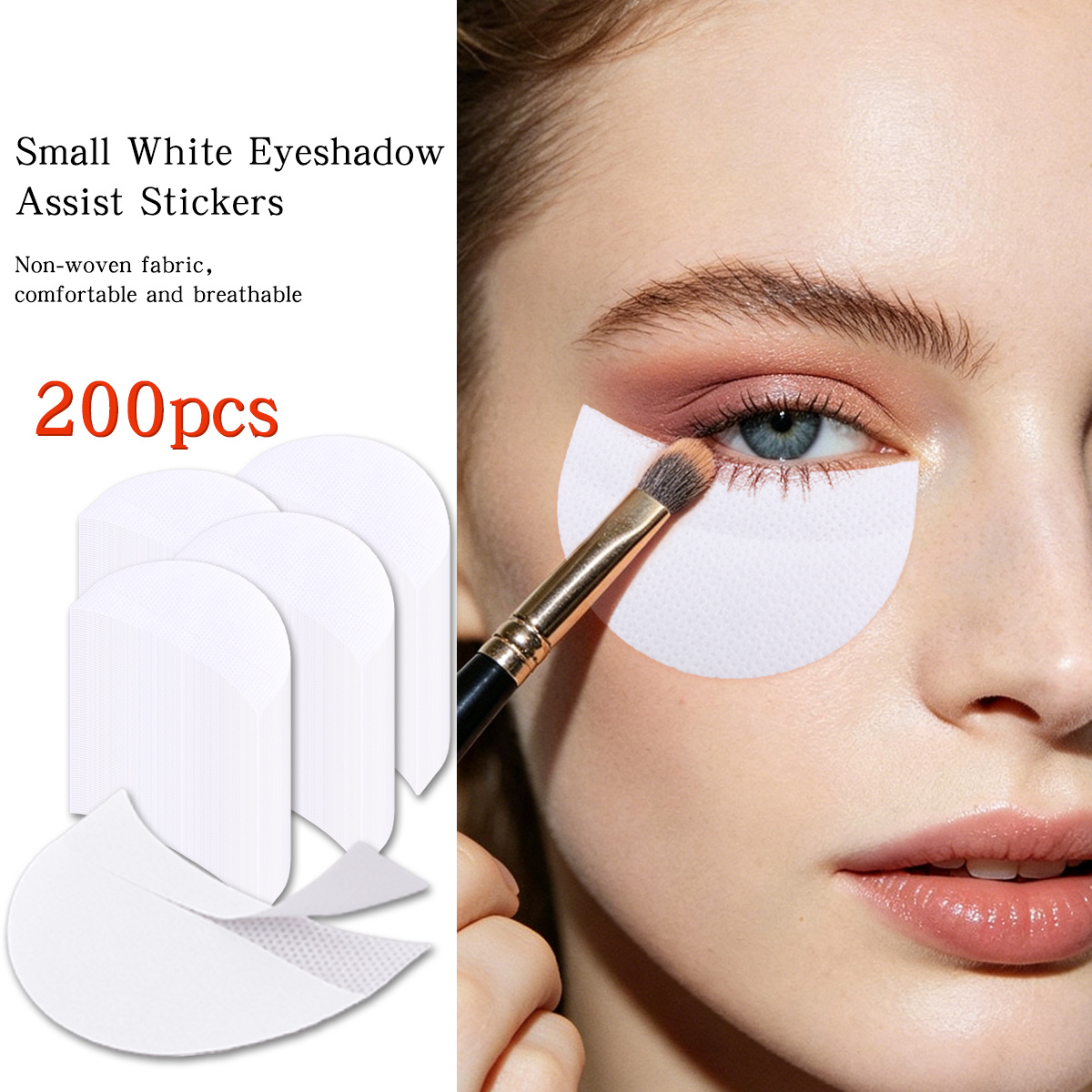 Eyelash Extension Eyeliner - 150/100 Stück Eyeliner-Schutz-Augenschatten-Patches, Make-up-Isolationsaufkleber, Vlies-Augenpatches für