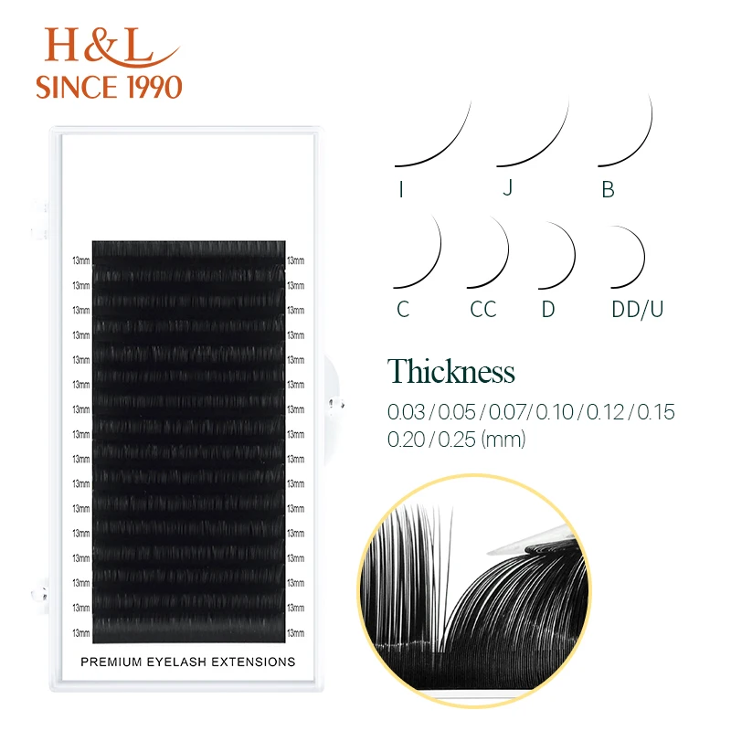 Eyelash Extensions Classic - H&L SINCE 1990 16-reihige Kunstwimpernverlängerung aus