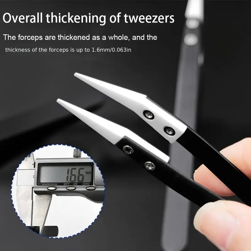 Antistatische Keramikpinzette, – Isolation Tweezer Curved Bewertung und Preis