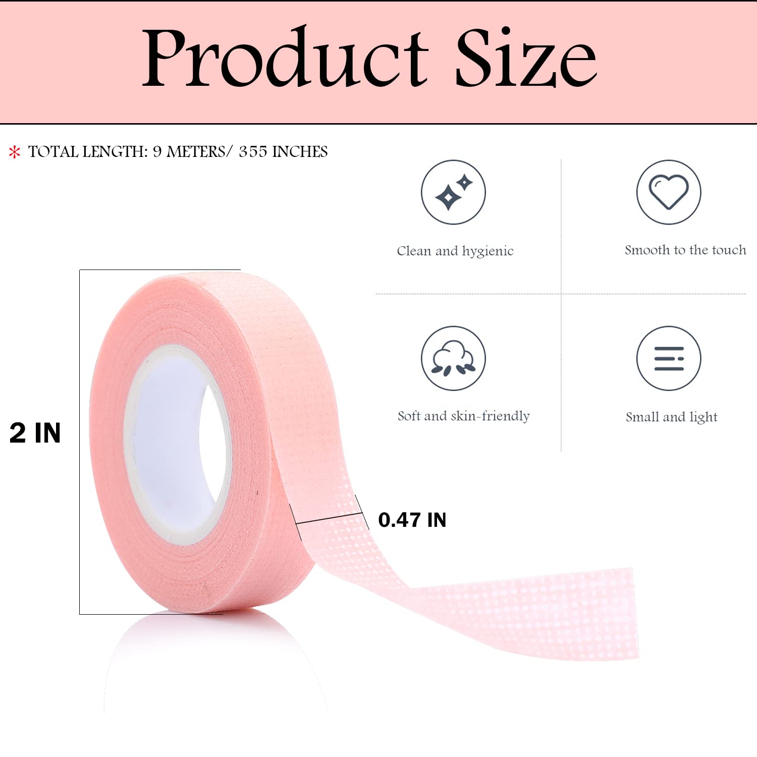 6 Rollen Wimpernband, Selbstkl – Eyelash Extension Class Bewertung und Preis