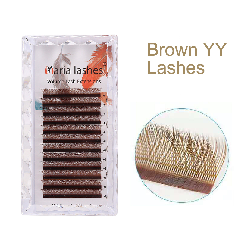 MARIA Brown YY-förmige Wimpern – Eyelash Extensions Classic Bewertung und Preis