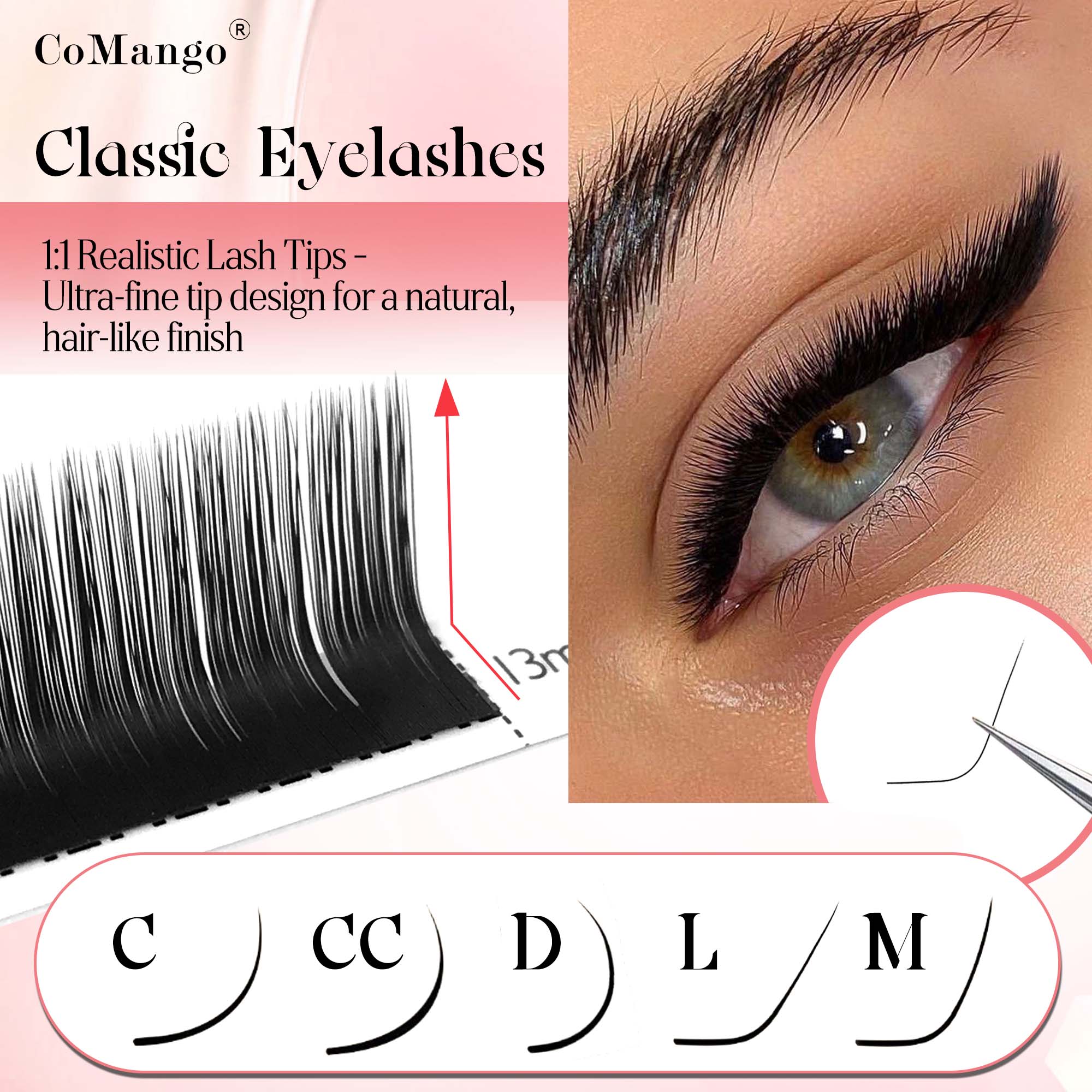CoMango Klassische Wimpernverl – Eyelash Extensions Classic Bewertung und Preis